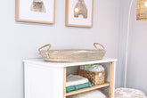 Milford Change Table - Nat/White